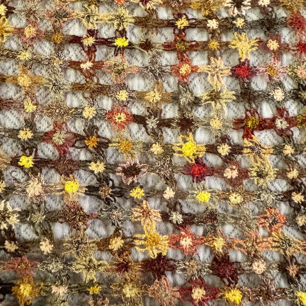 Floral Lace Scarf - Picture 7 of 9